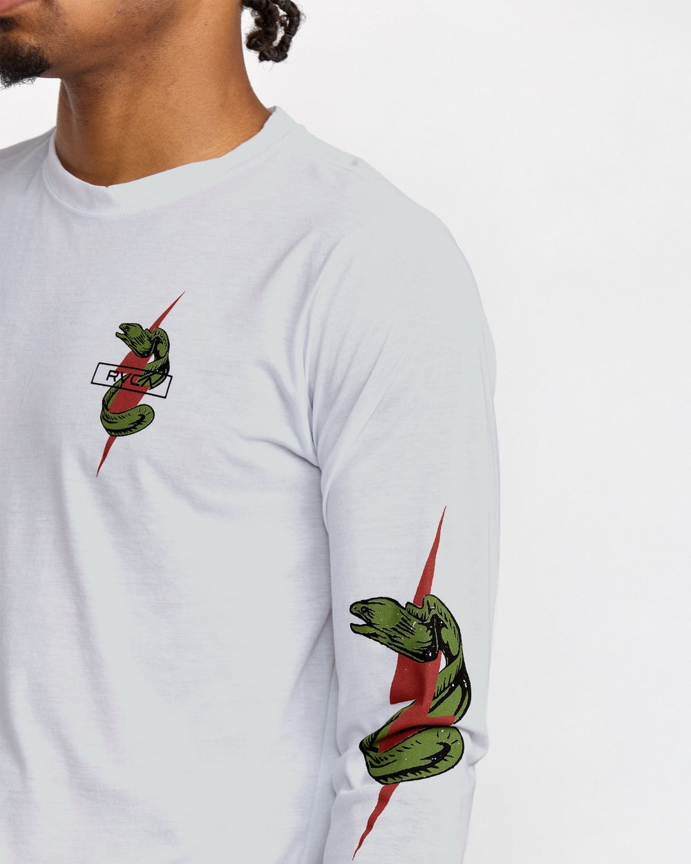 Shock Squad Long Sleeve Tee - White