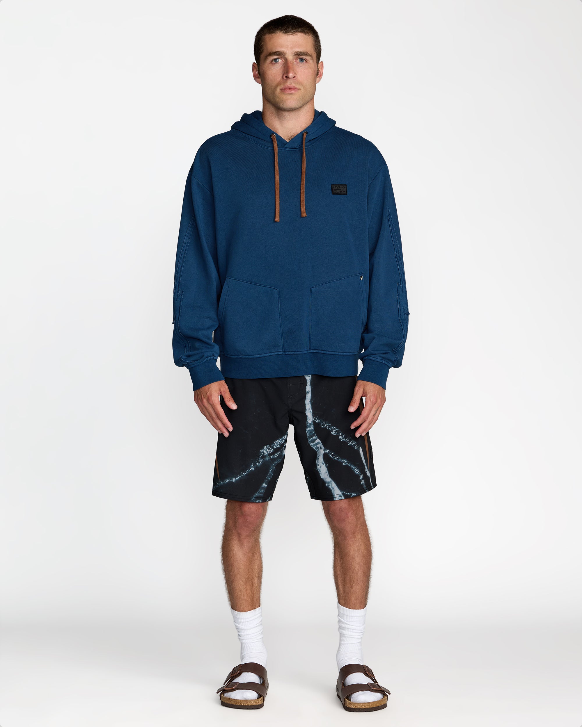 RVCA X Clay Hoodie - Dark Denim