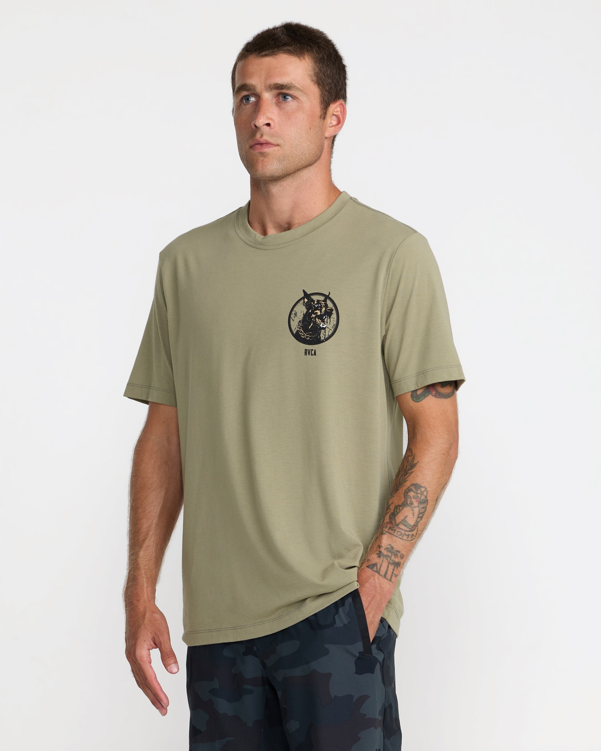 Chaos Short Sleeve Tee - Covert Green