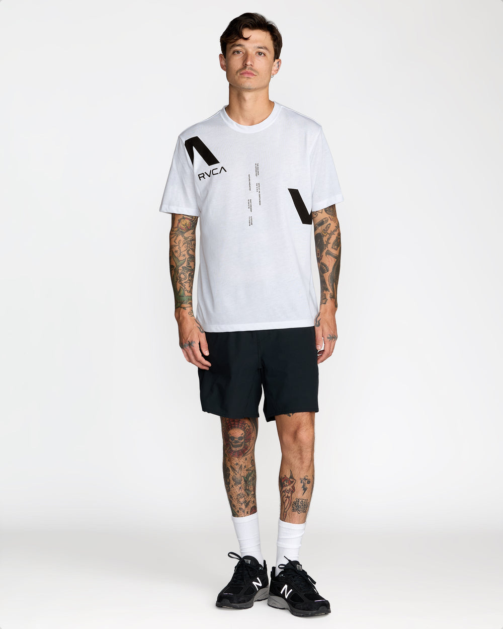 VAa Divided Short Sleeve Tee - White