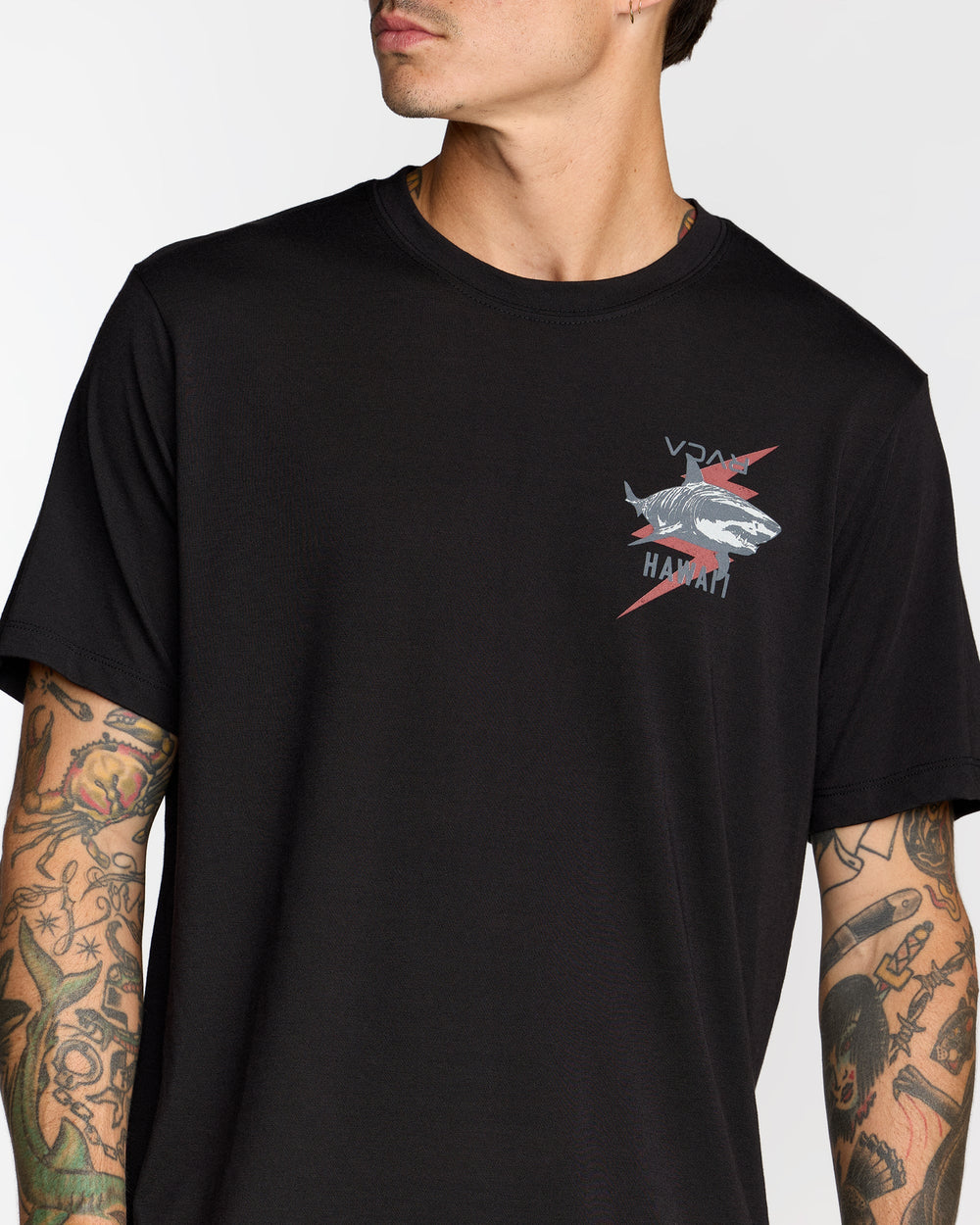 Tiger Shark Short Sleeve Tee - Black