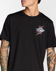 Tiger Shark Short Sleeve Tee - Black