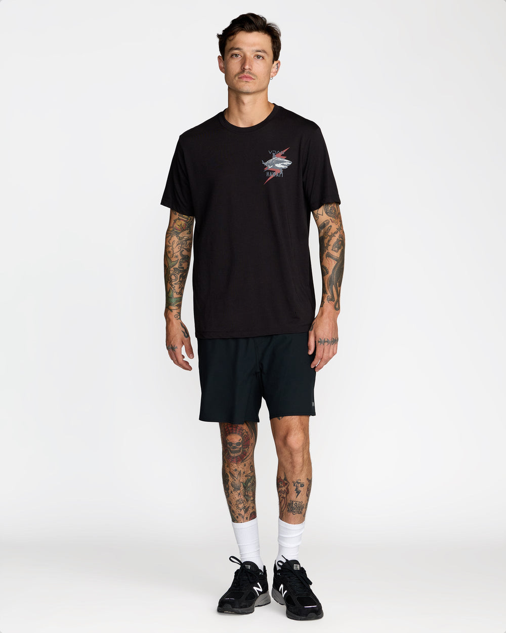 Tiger Shark Short Sleeve Tee - Black