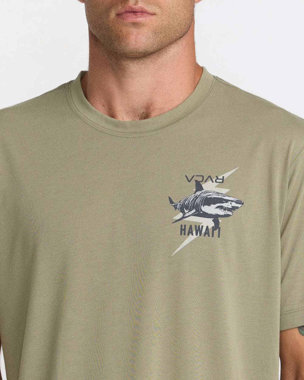 Tiger Shark Short Sleeve Tee - Covert Green