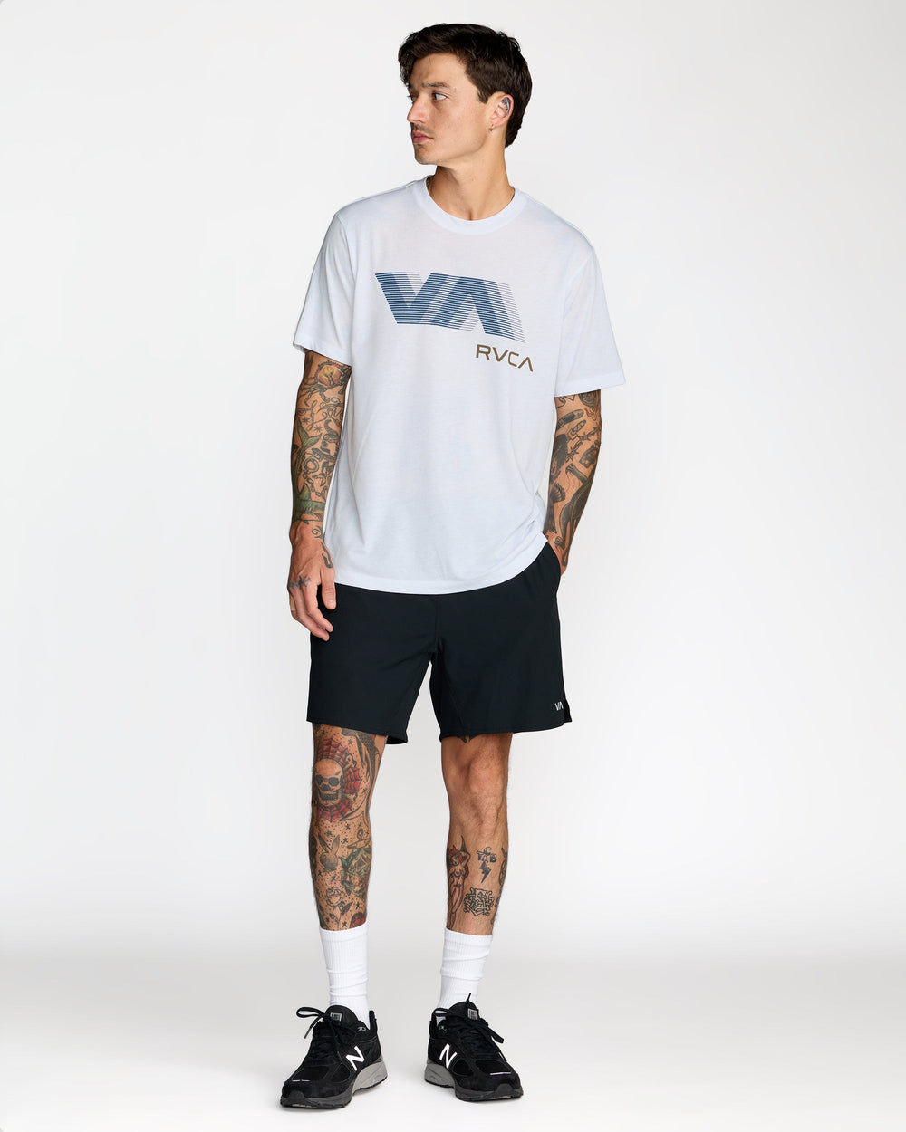 VA Blur Short Sleeve Tee - White