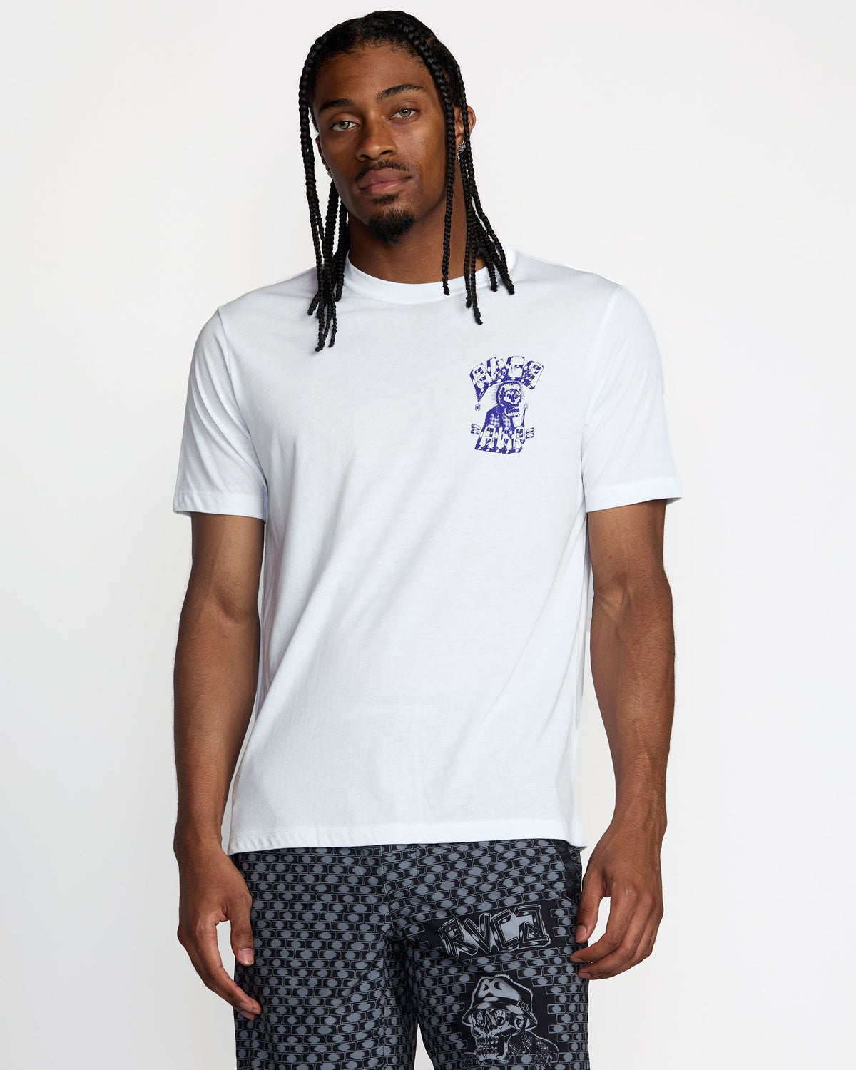 Jesse Barba Skull Wall Short Sleeve Tee - White