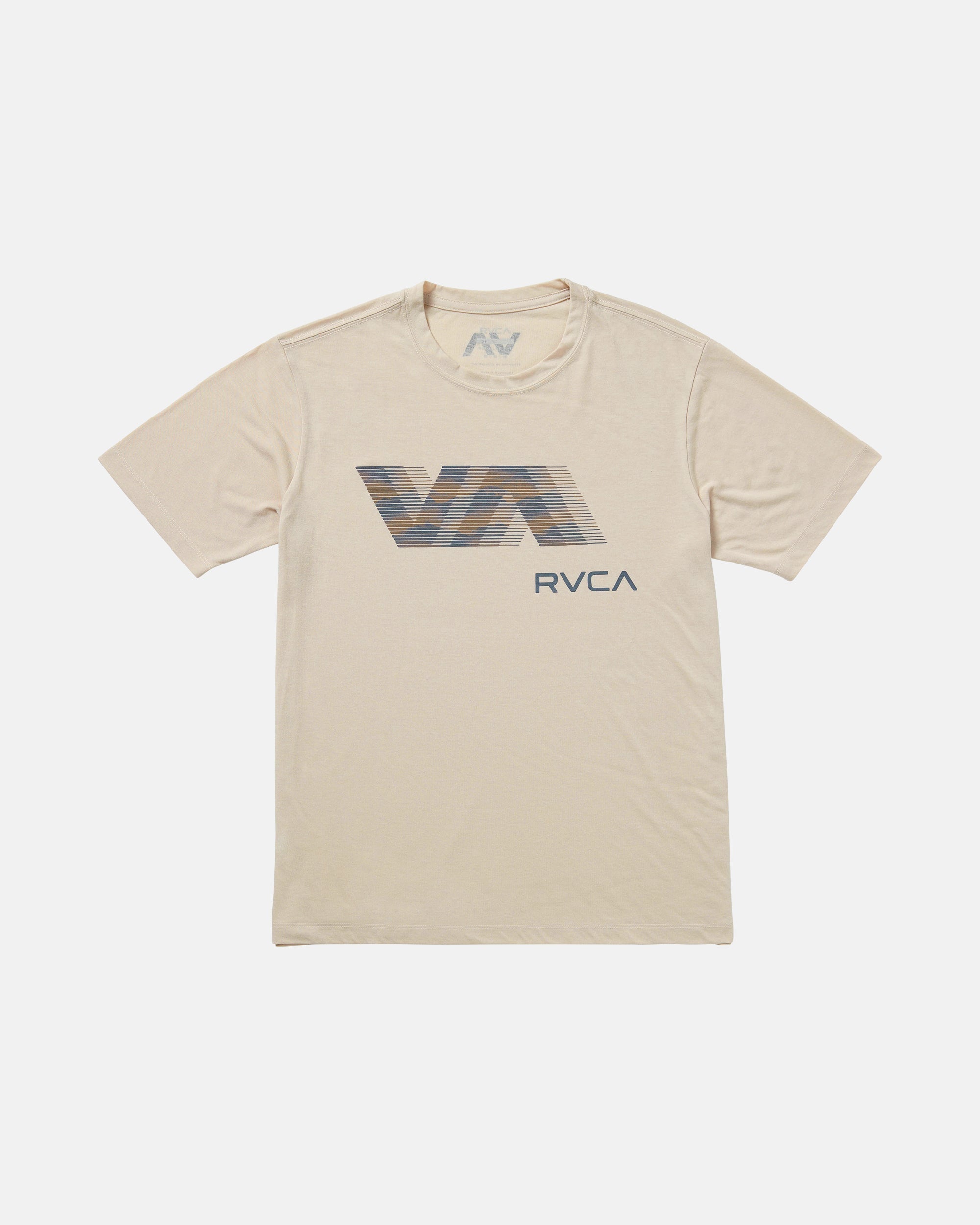 RVCA Blur Fill Short Sleeve Tee - Light Khaki