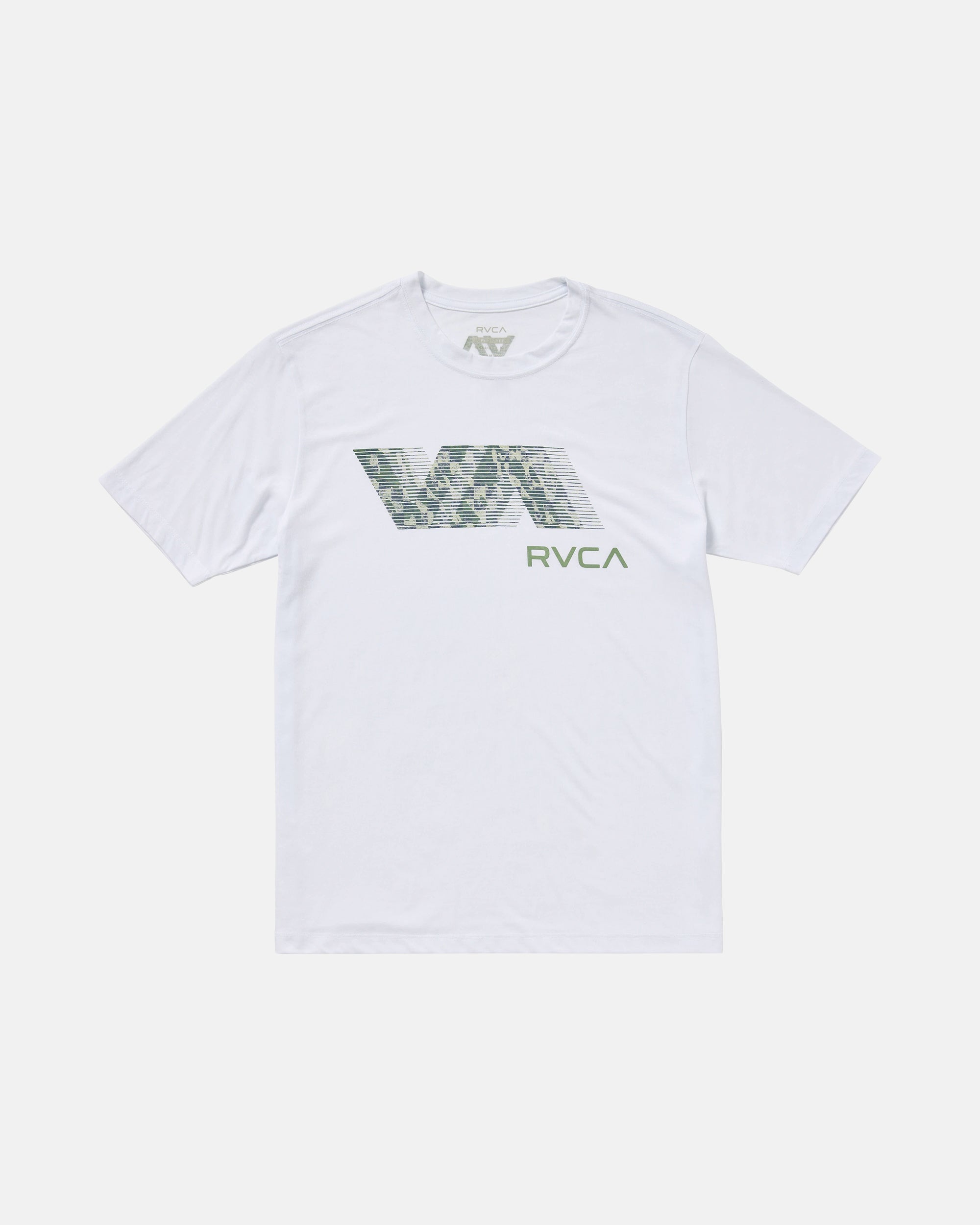 RVCA Blur Fill Short Sleeve Tee - White
