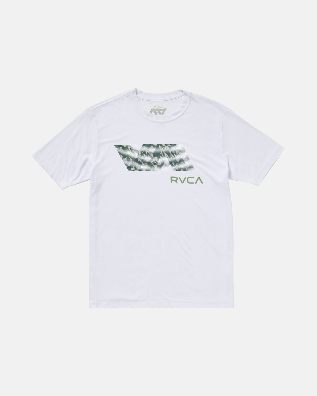 RVCA Blur Fill Short Sleeve Tee - White