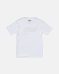 RVCA Blur Fill Short Sleeve Tee - White
