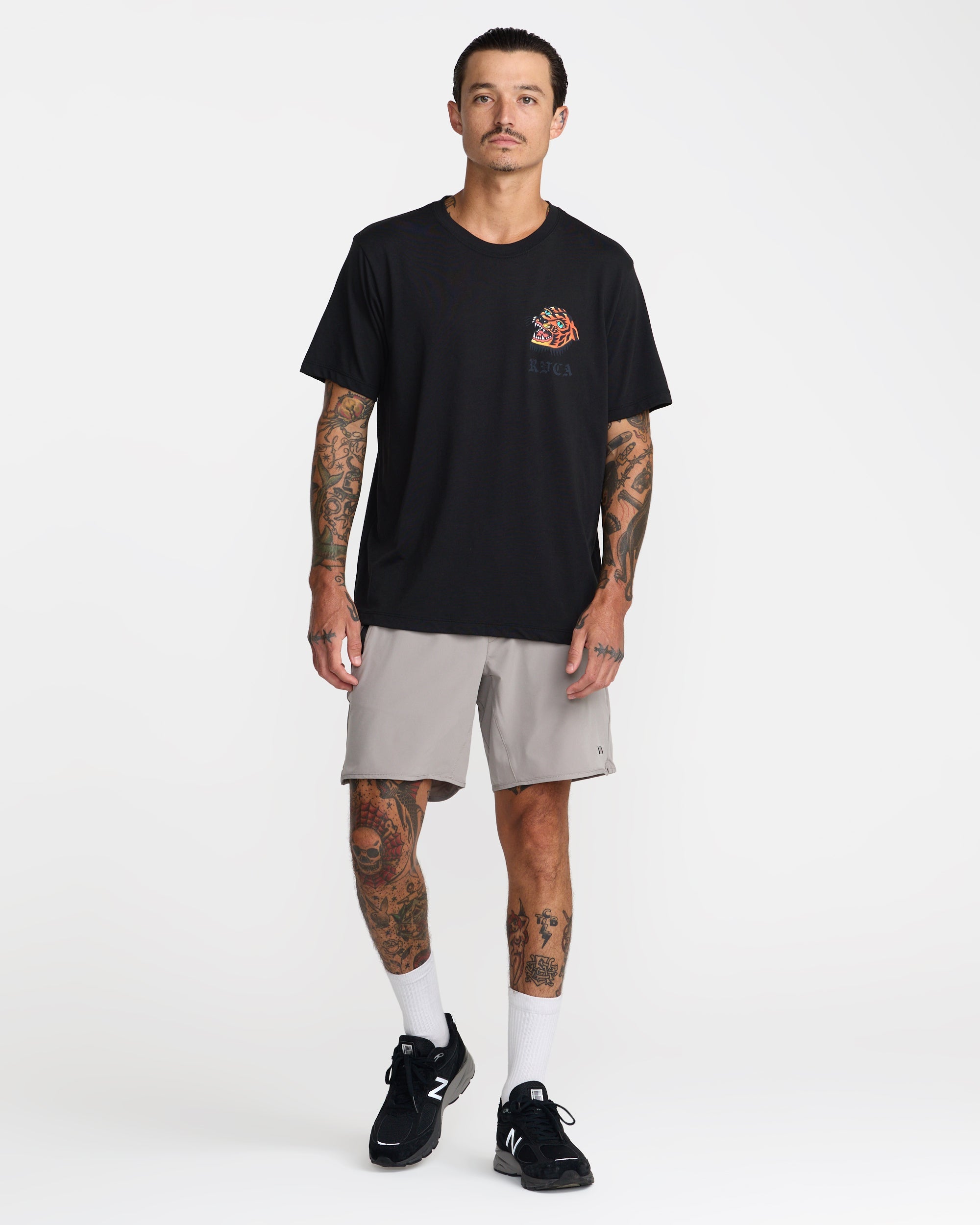 Kaleb Tiger Short Sleeve Tee - Black