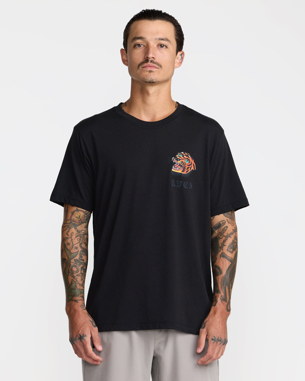 Kaleb Tiger Short Sleeve Tee - Black