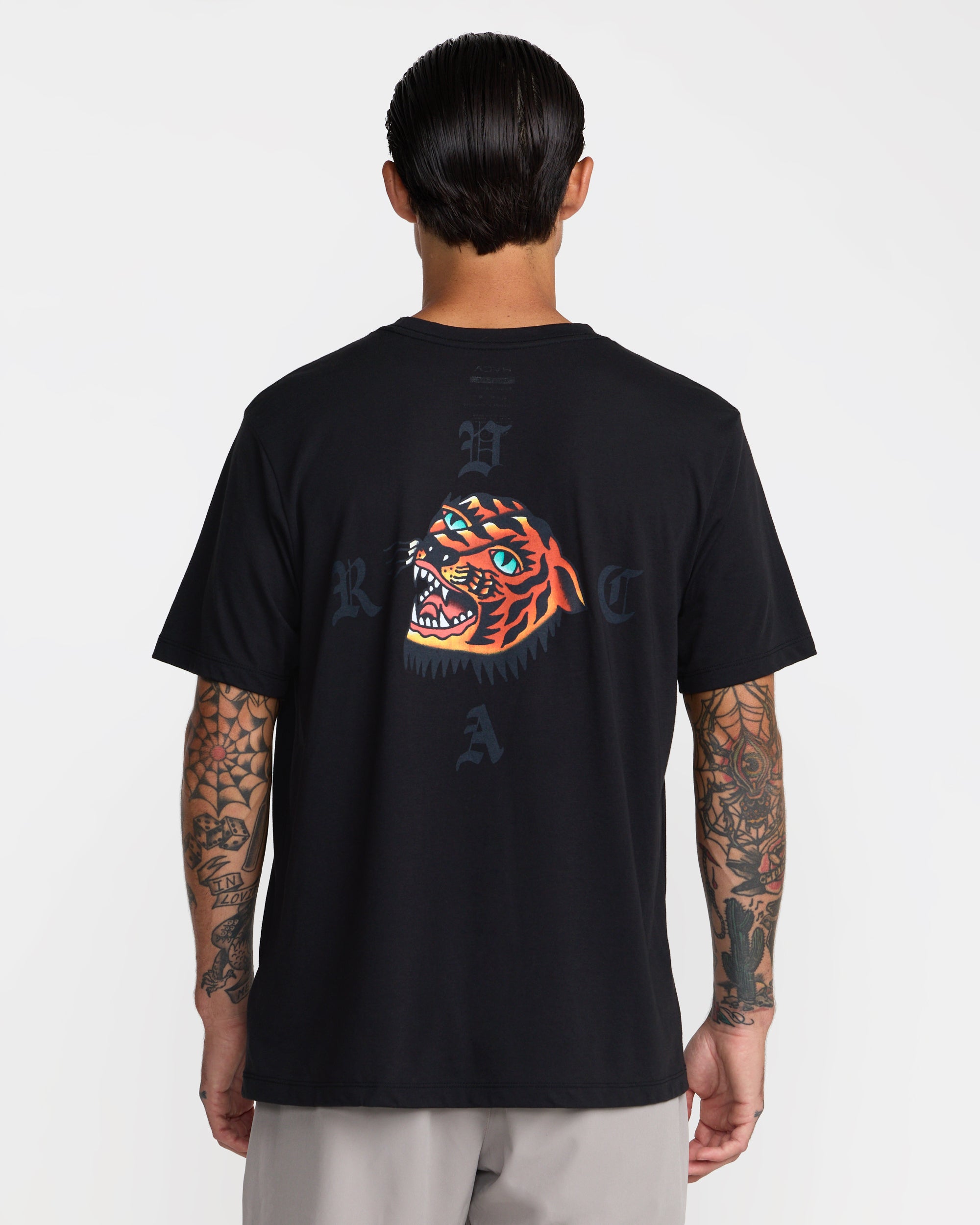Kaleb Tiger Short Sleeve Tee - Black