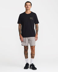 Hex Over Short Sleeve Tee - Black