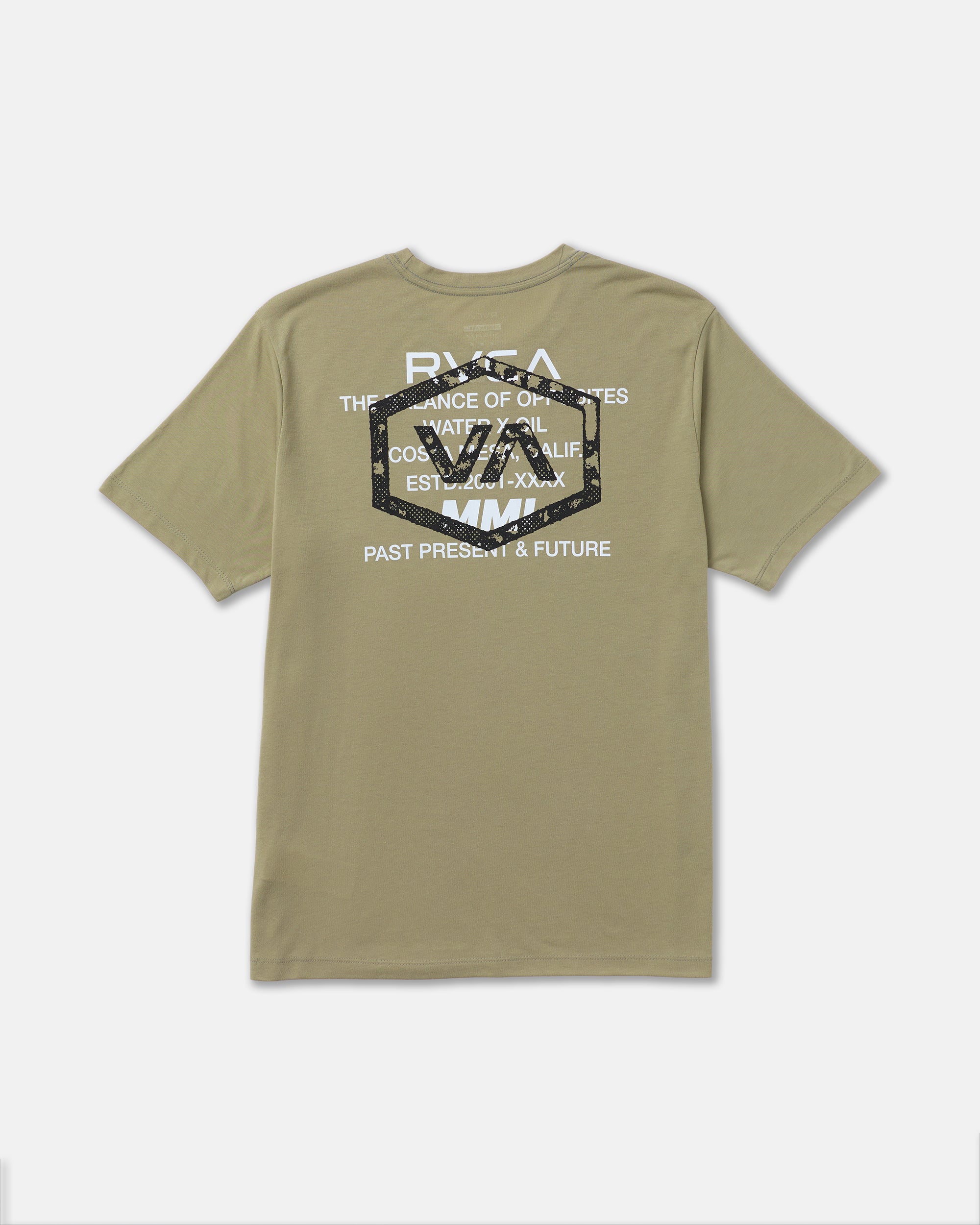 Hex Over Short Sleeve Tee - Covert Green