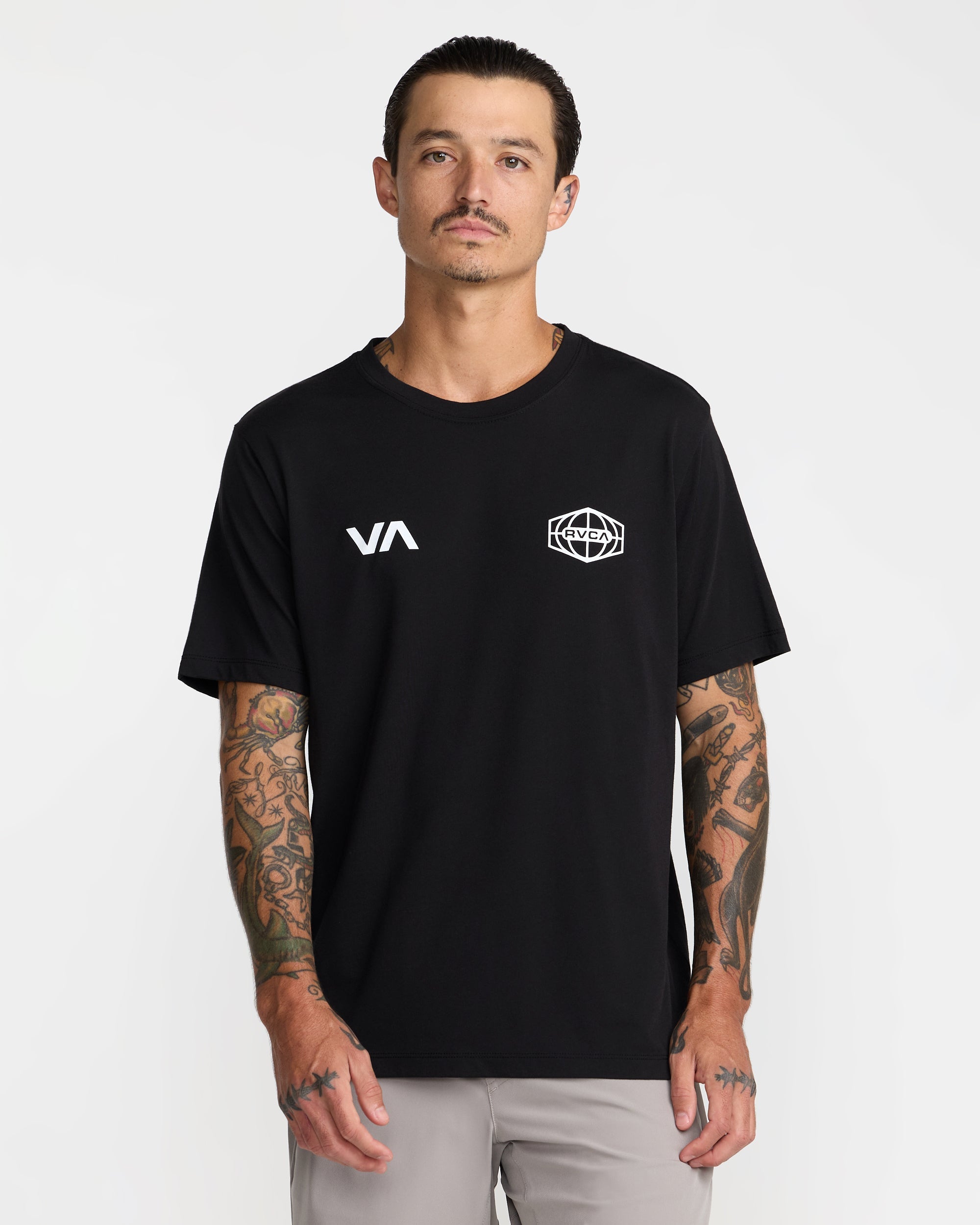 World Hex Short Sleeve Tee - Black