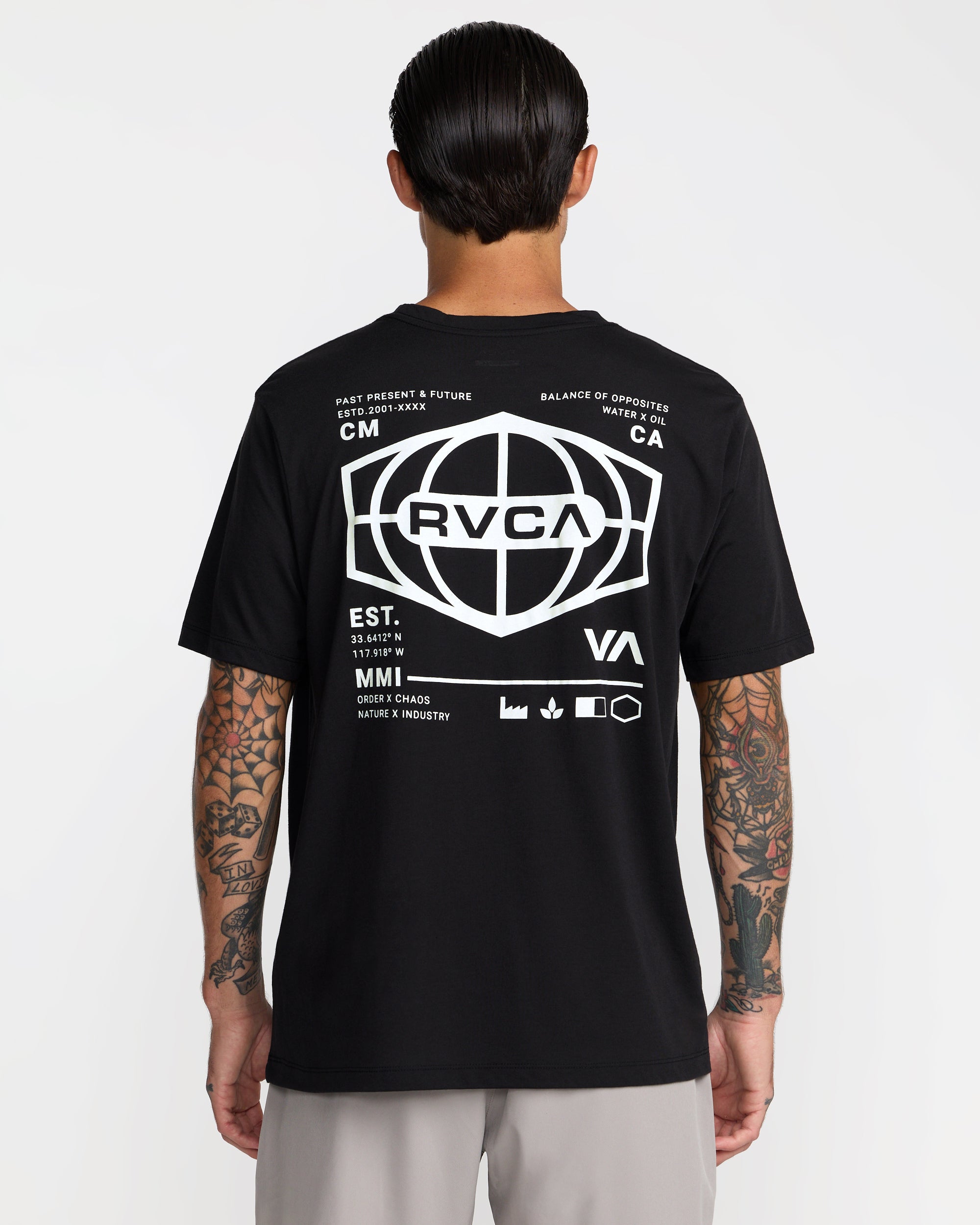 World Hex Short Sleeve Tee - Black