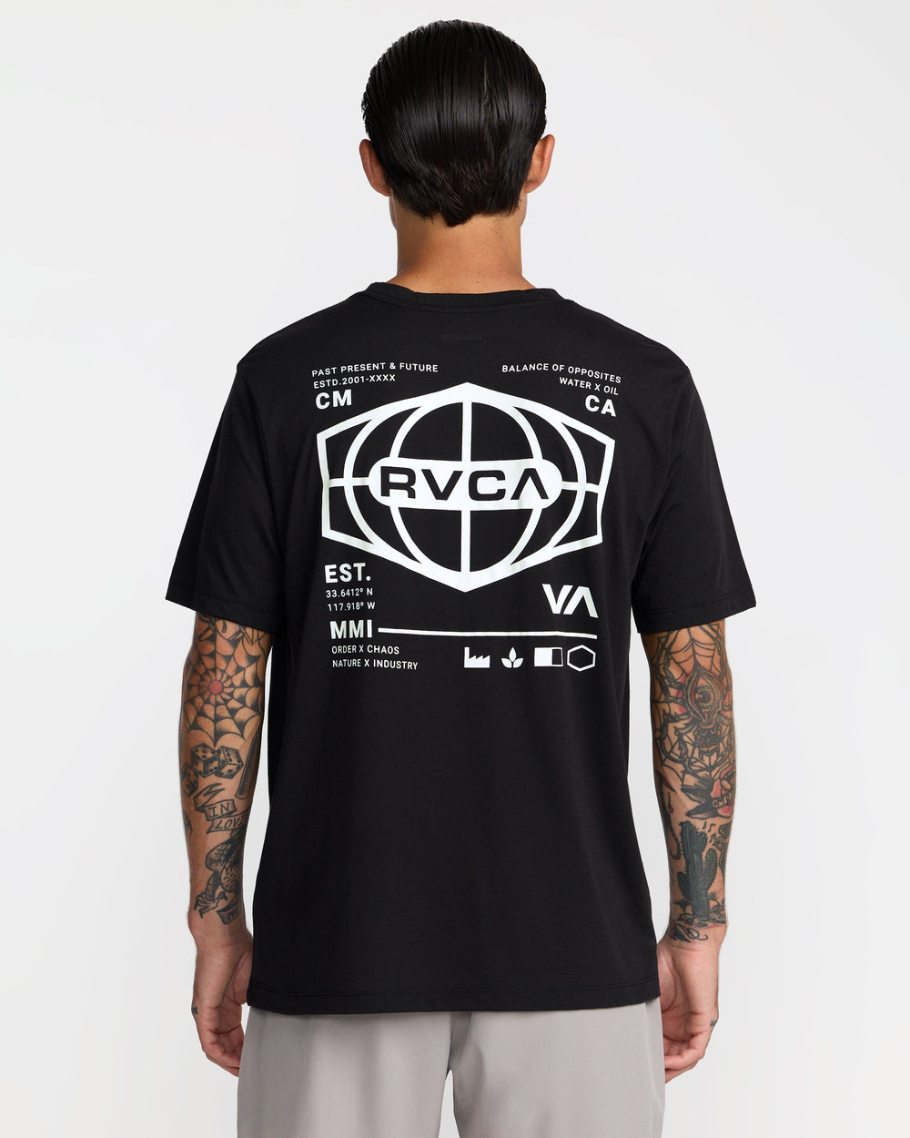 World Hex Short Sleeve Tee - Black