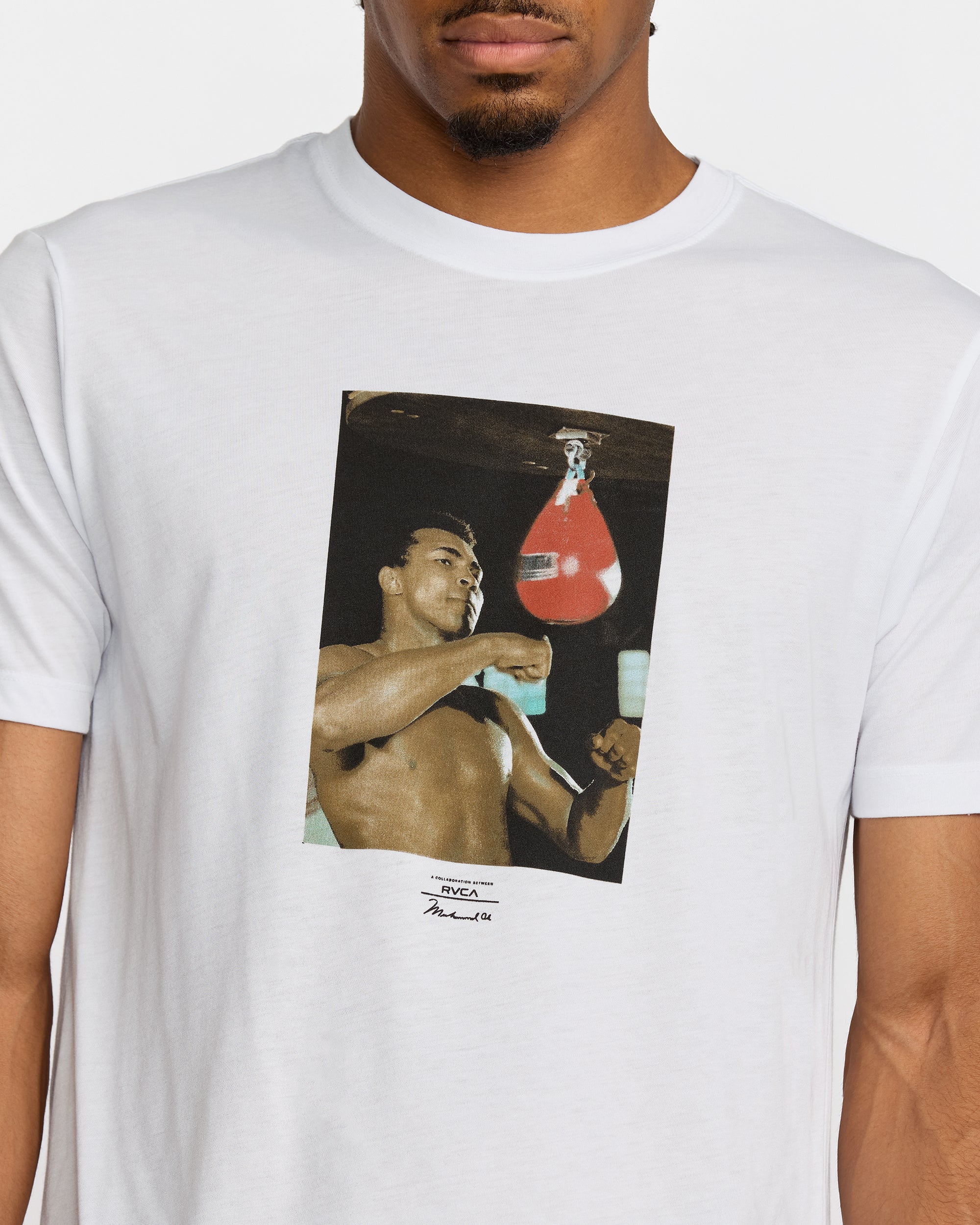 VA X Ali Sting Like A Bee Short Sleeve Tee - White