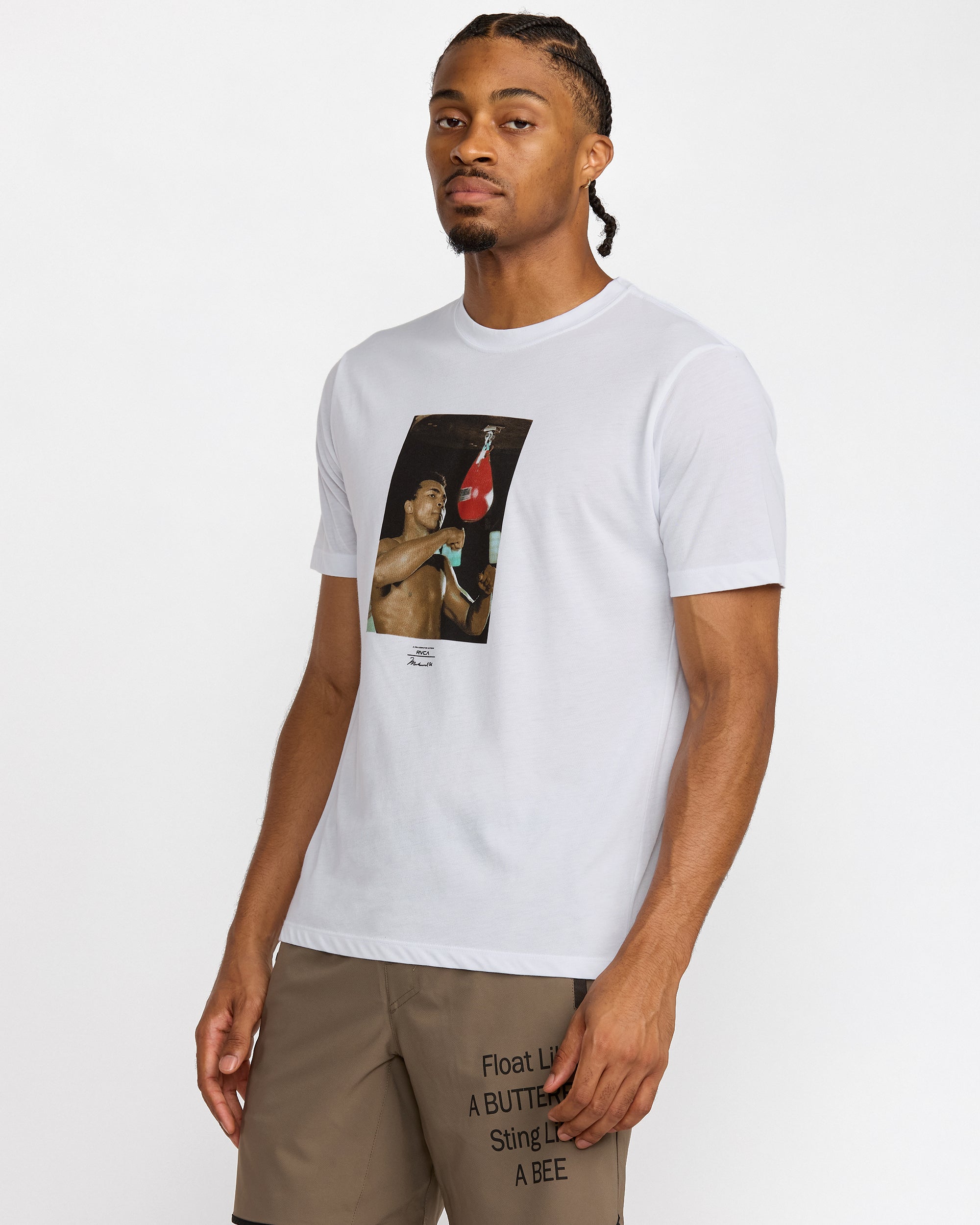 VA X Ali Sting Like A Bee Short Sleeve Tee - White