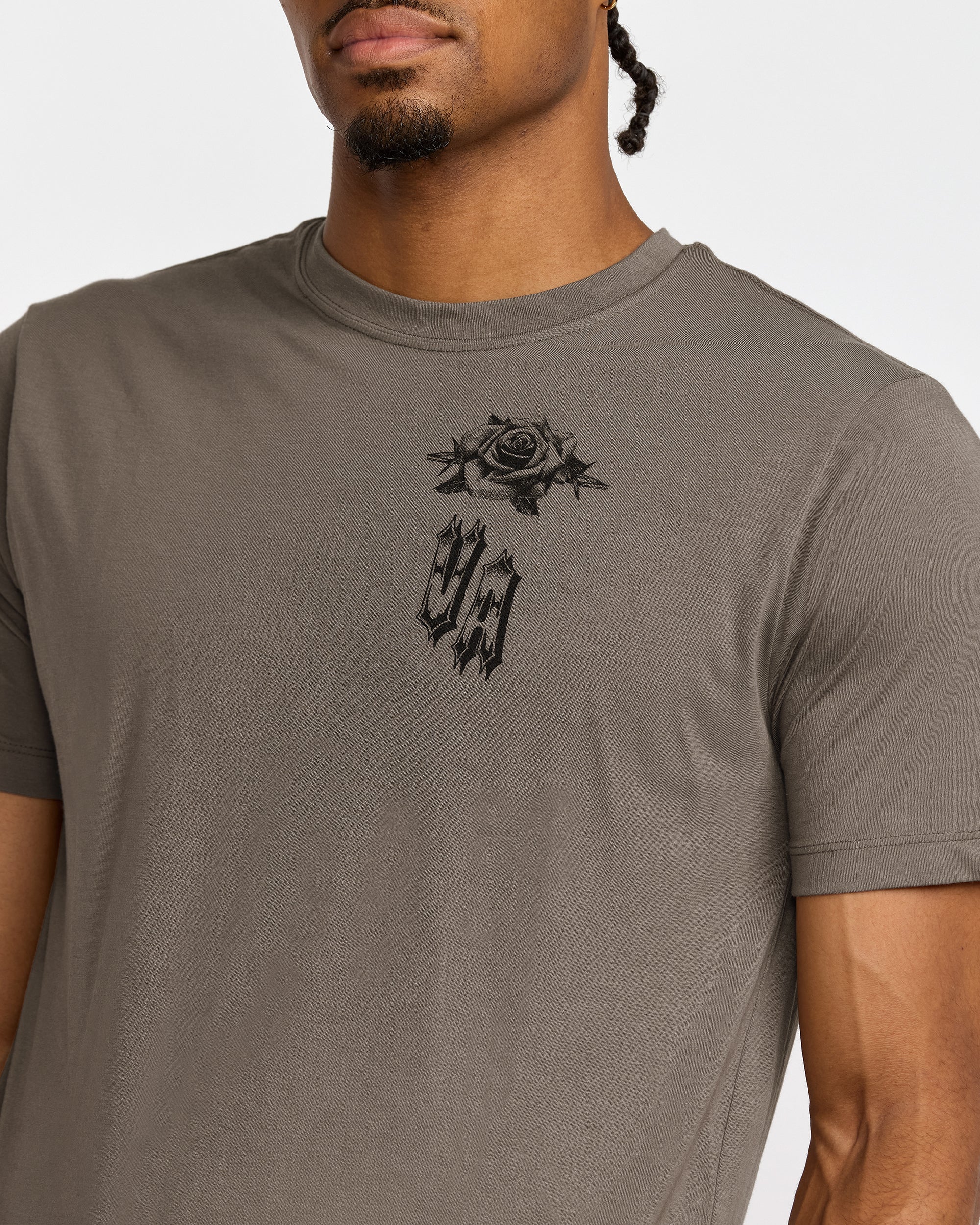 Benj Tiger Eyes Short Sleeve Tee - Mushroom