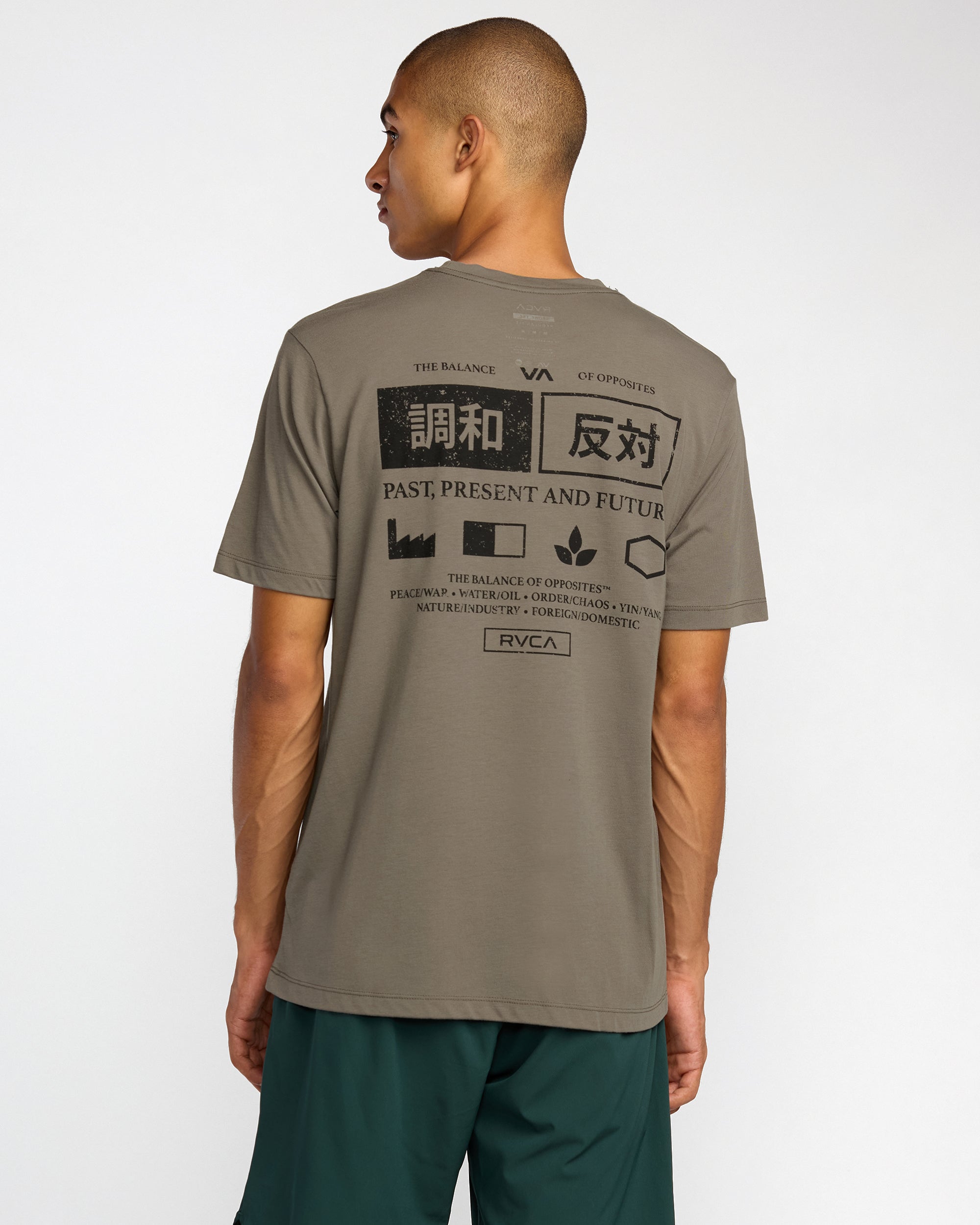 RVCA Trade Short Sleeve Tee - Mushroom