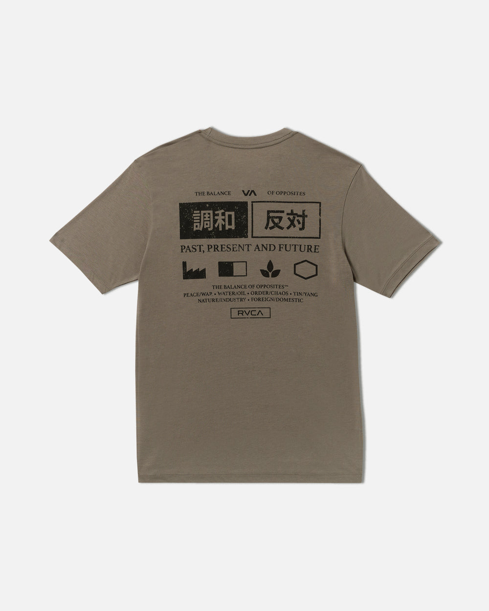 RVCA Trade Short Sleeve Tee - Mushroom