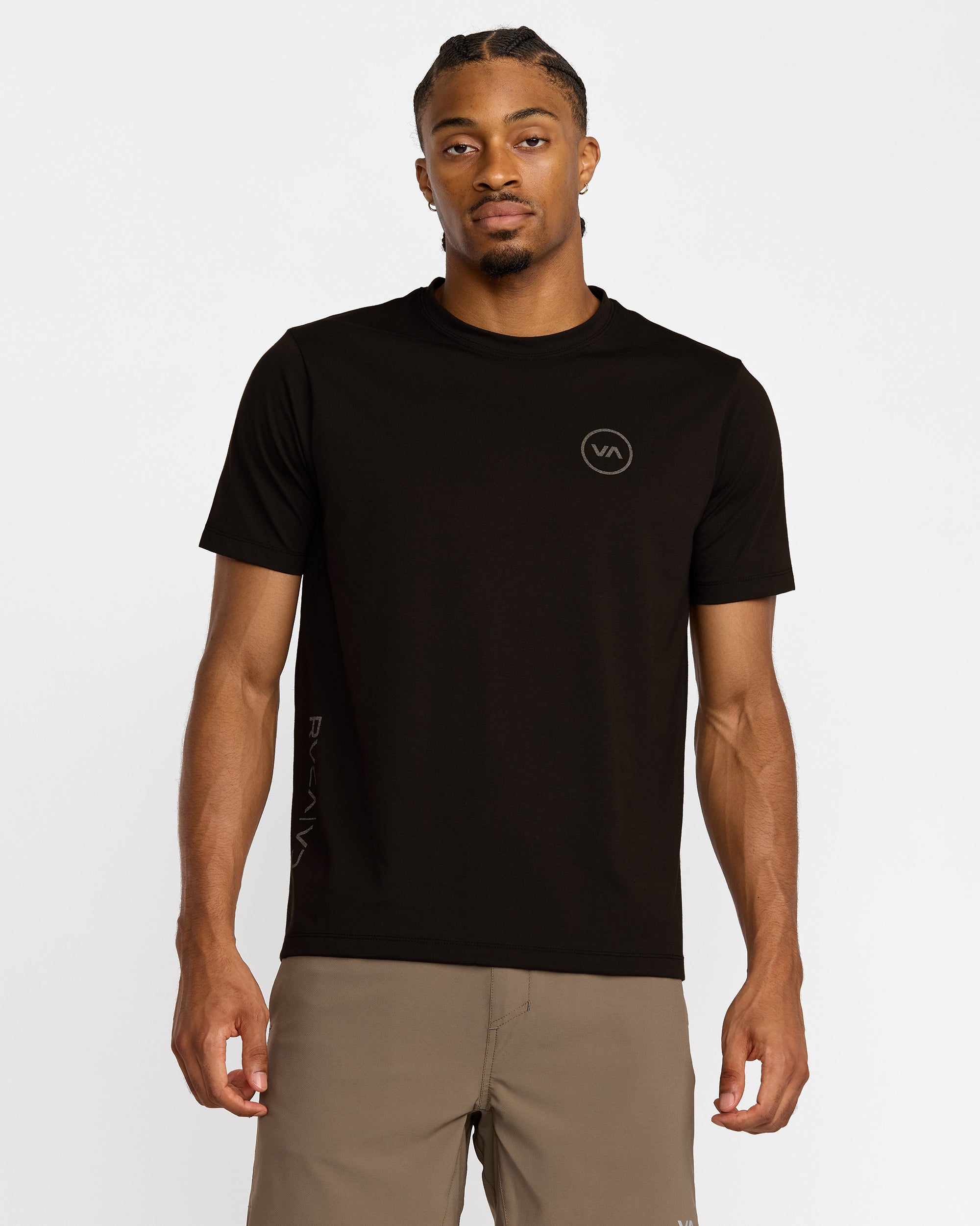 RVCA 2X Reflective Short Sleeve Tee - Black