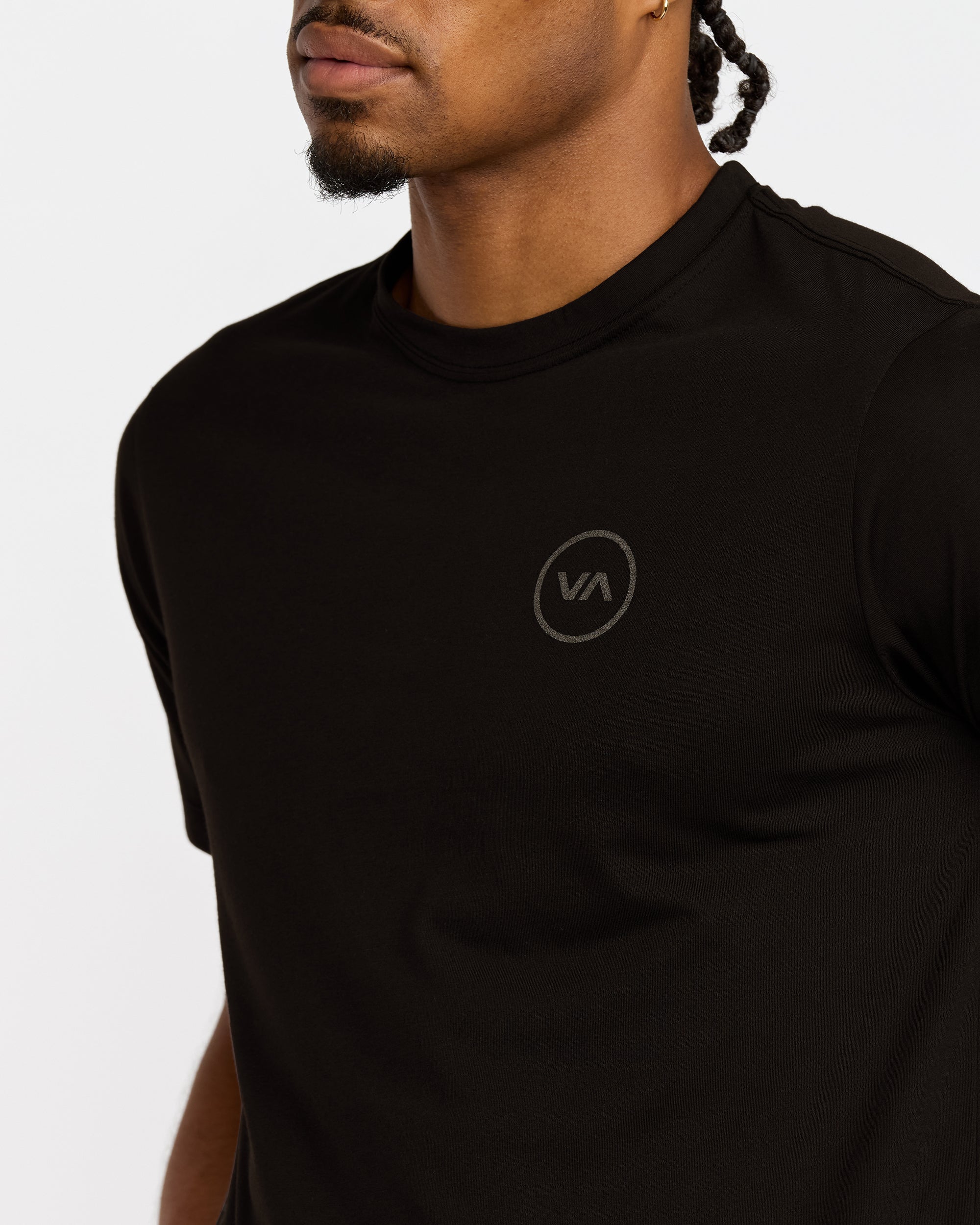 RVCA 2X Reflective Short Sleeve Tee - Black