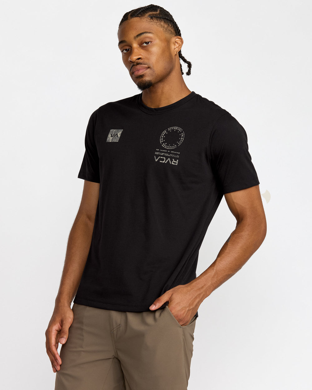 VA Mark Fill Short Sleeve Tee - Black