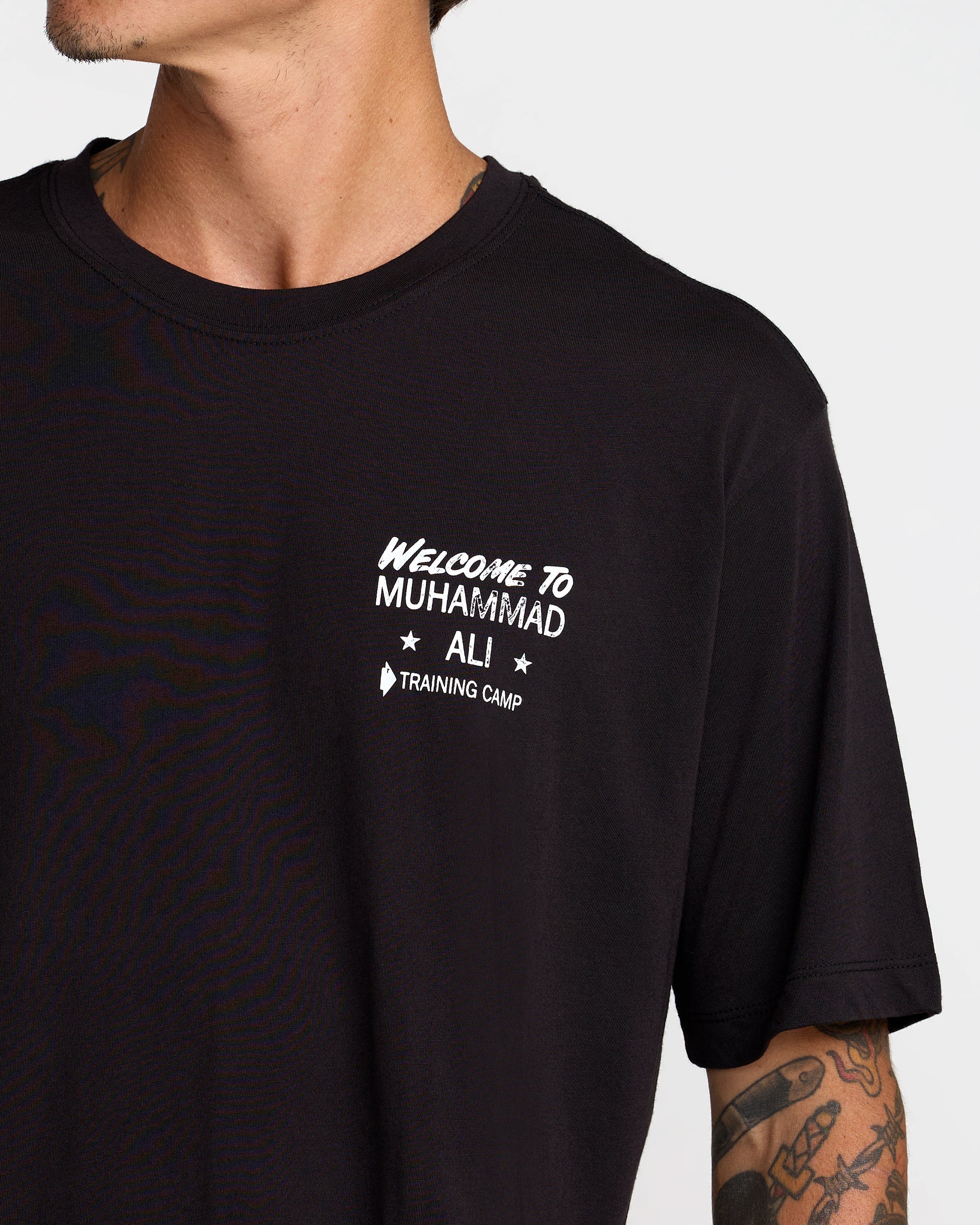 Ali Training Camp Short Sleeve Tee - Black