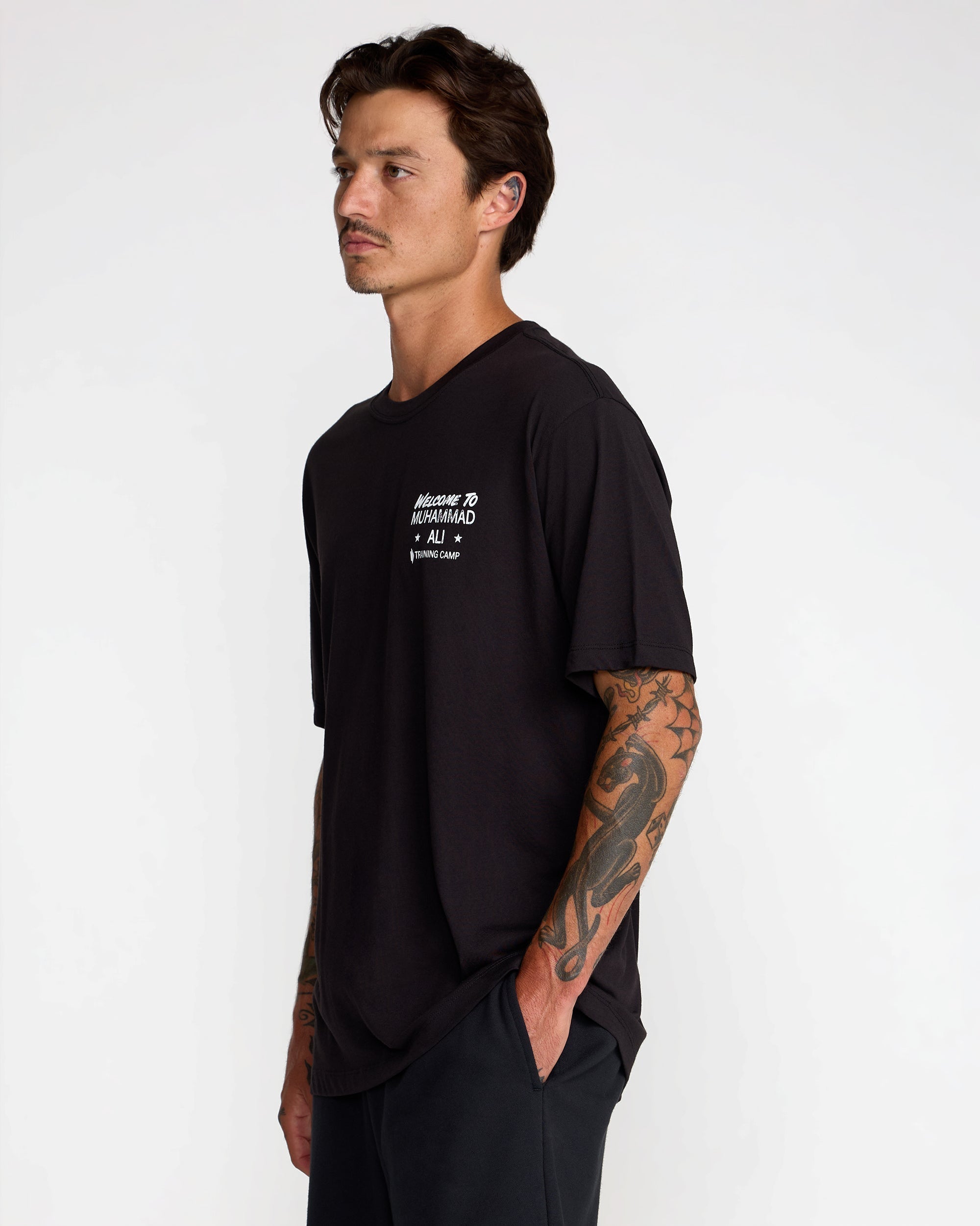 Ali Training Camp Short Sleeve Tee - Black