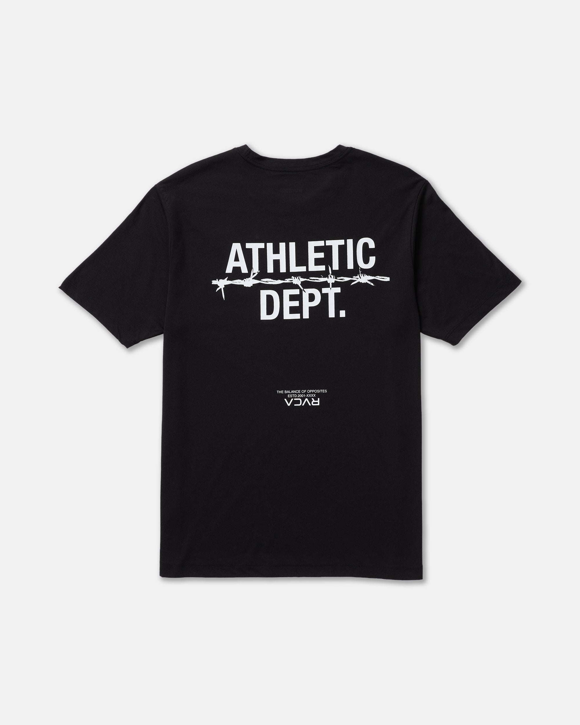 Athletic Department Short Sleeve Tee - Black