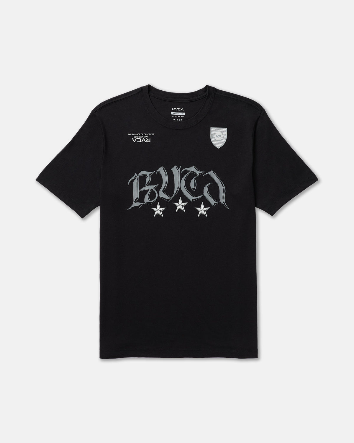 RVCA Star FC Short Sleeve Tee - Black