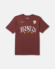 RVCA Star FC Short Sleeve Tee - Red Earth