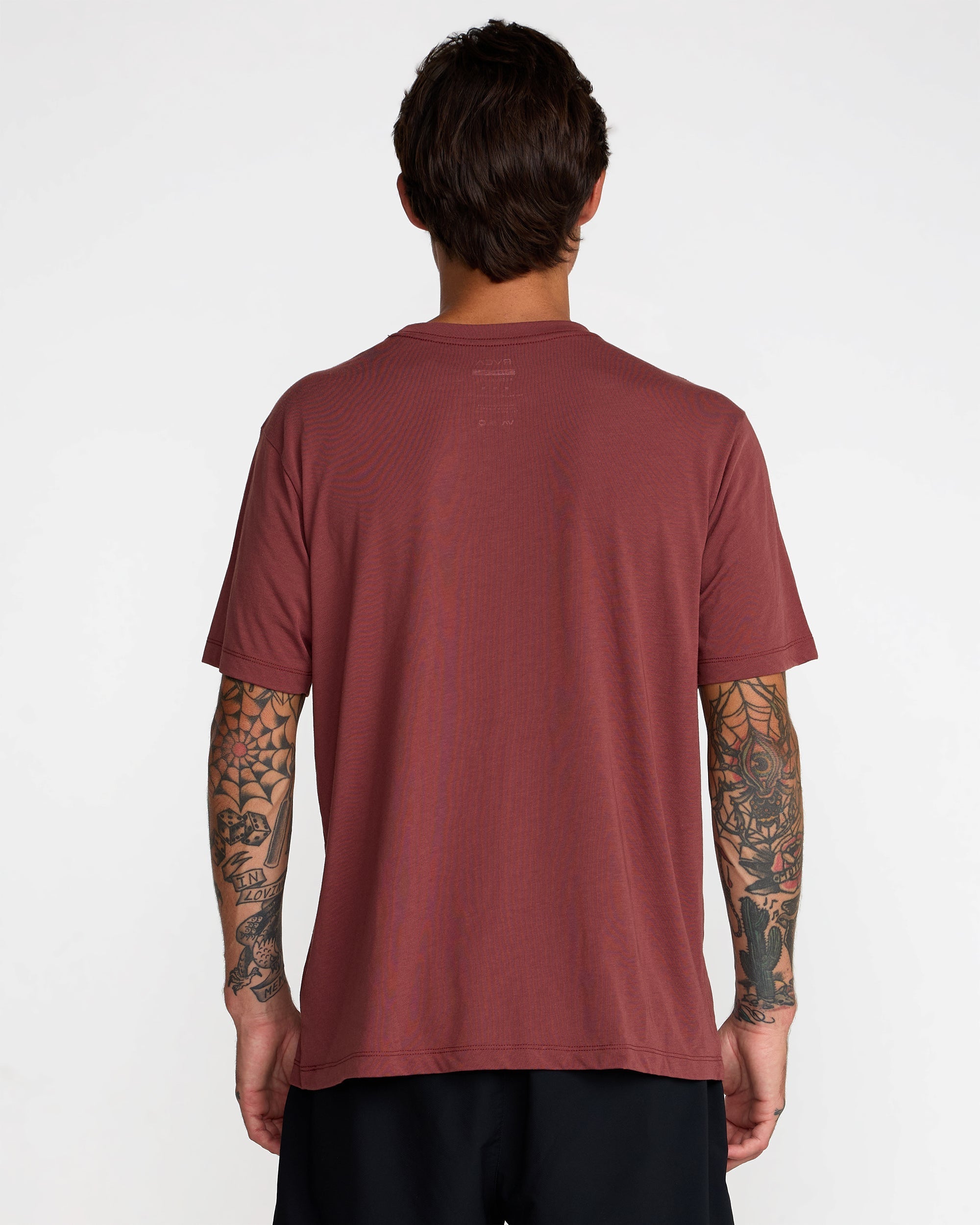 RVCA Star FC Short Sleeve Tee - Red Earth