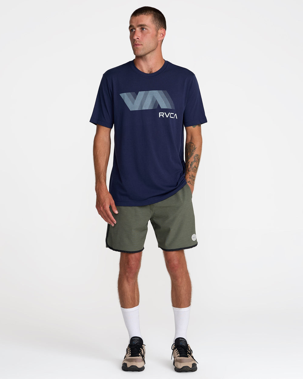 VA Blur Short Sleeve Tee - Navy Marine
