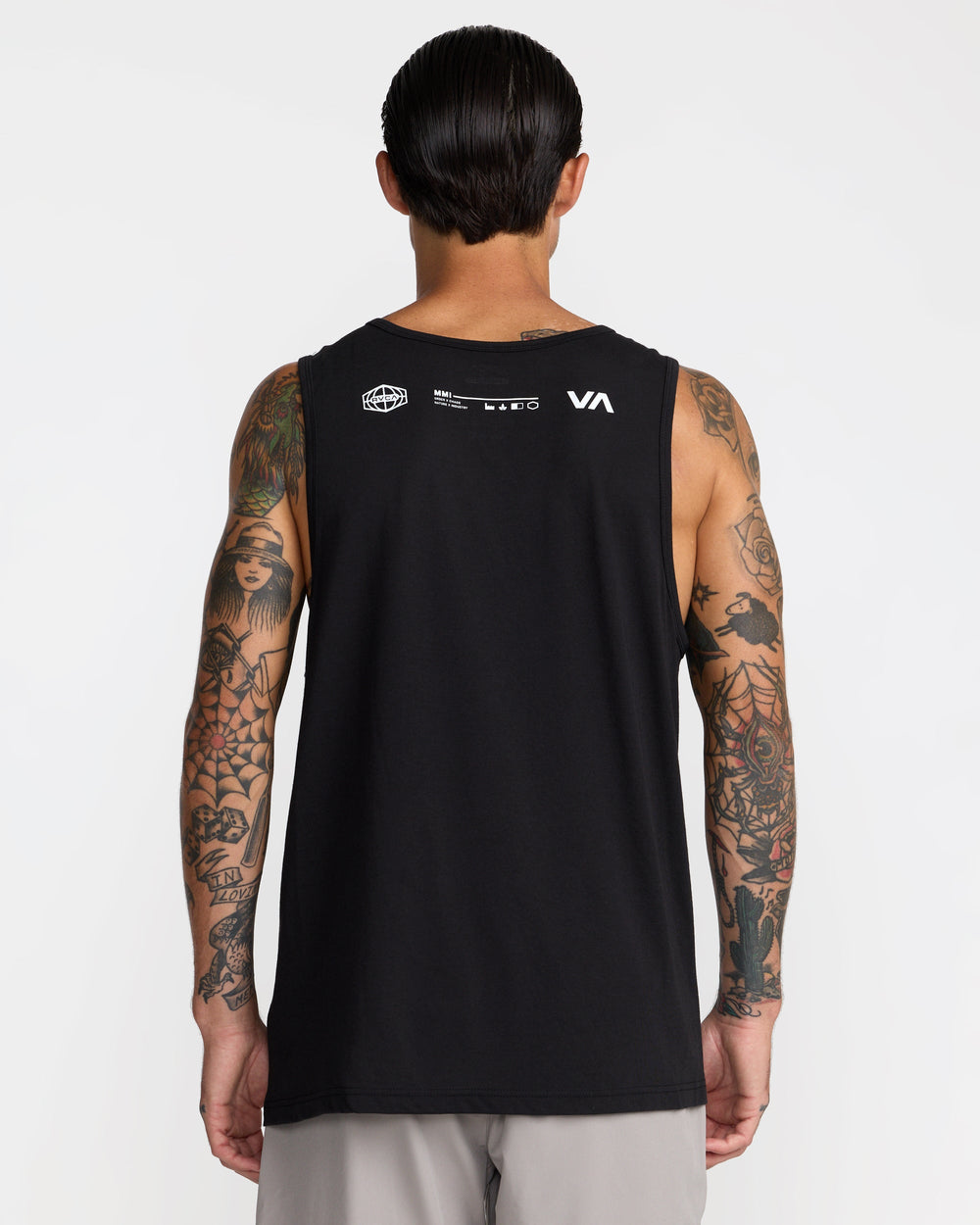 World Hex Tank Top - Black