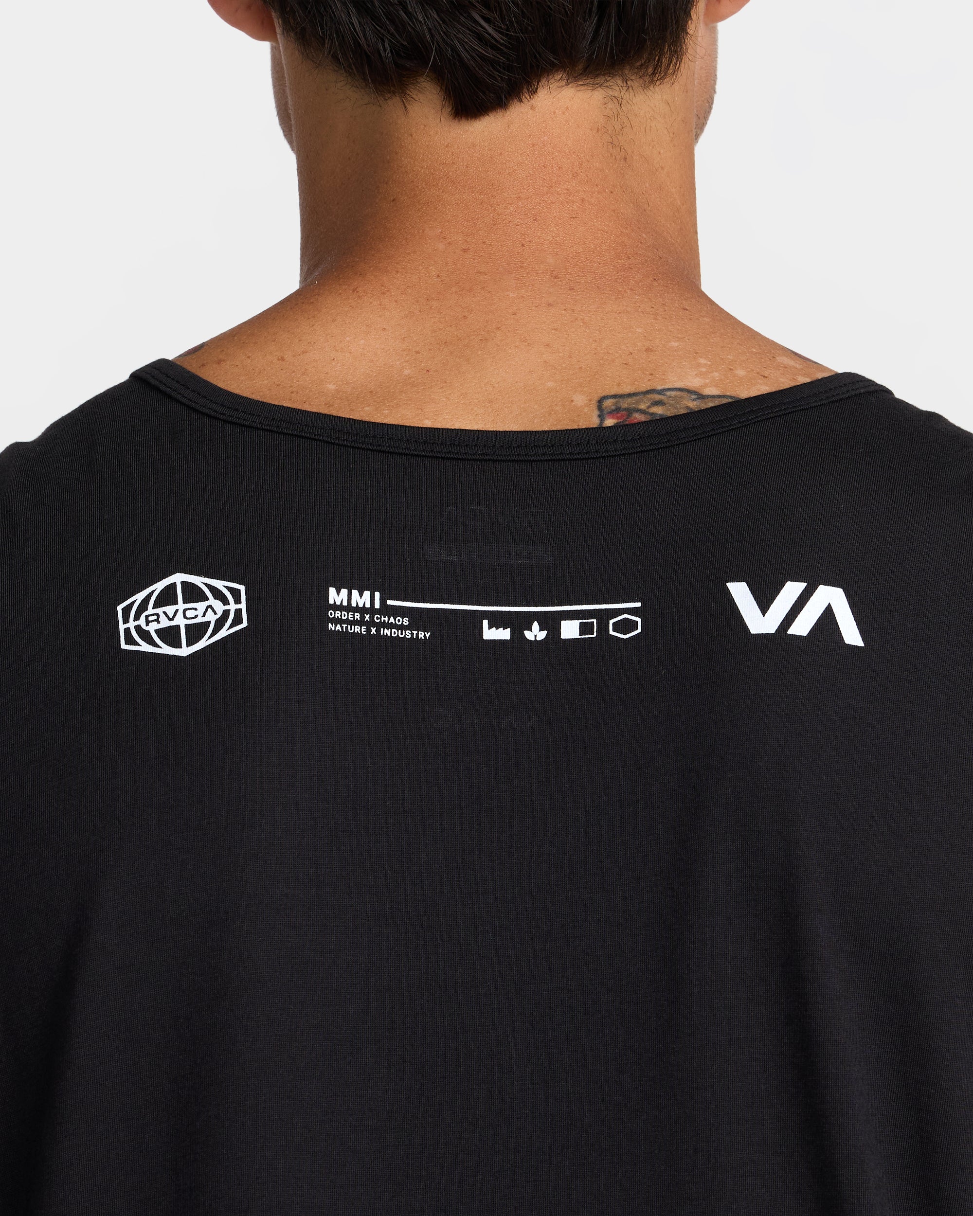 World Hex Tank Top - Black