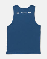 World Hex Tank Top - Dark Denim