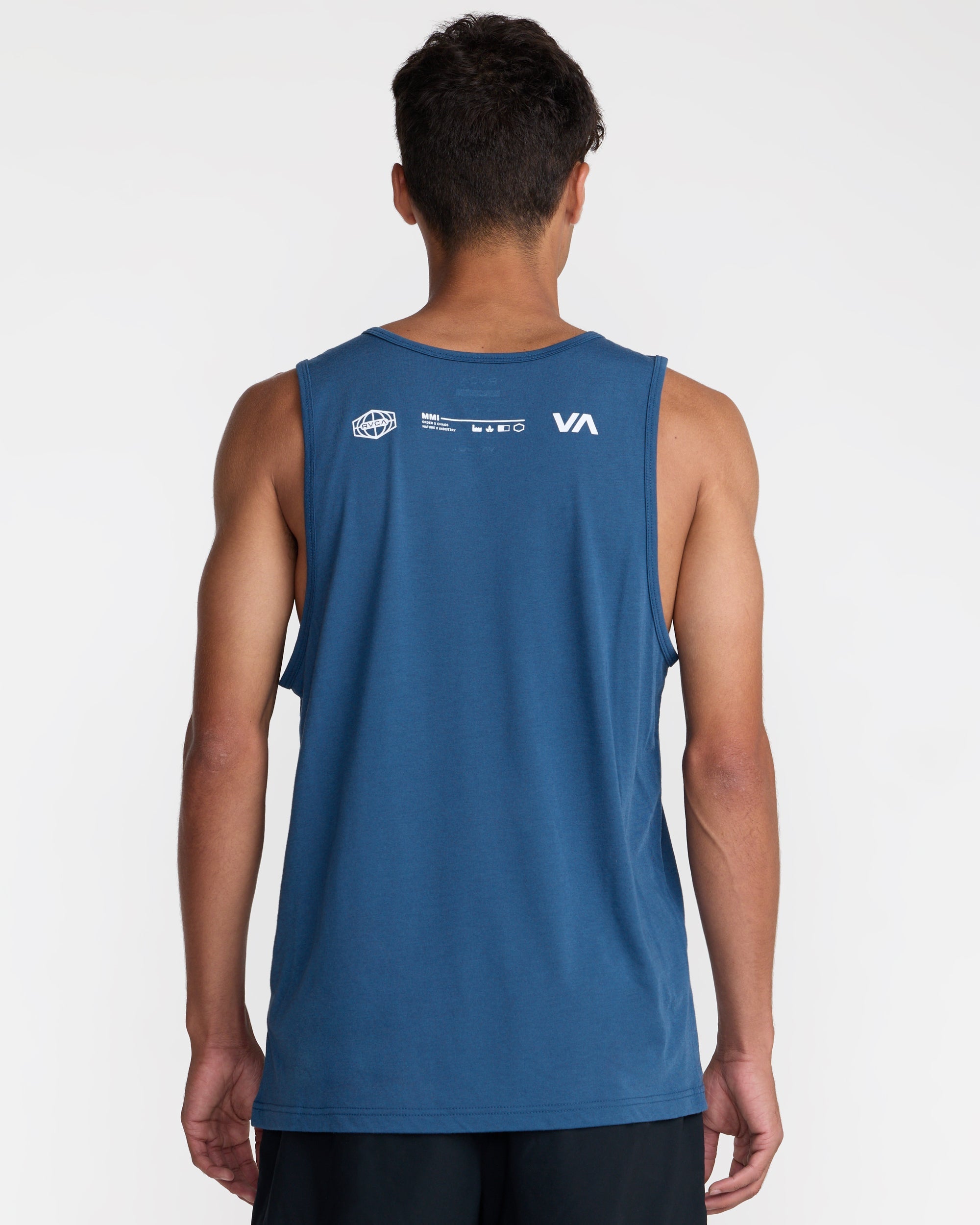 World Hex Tank Top - Dark Denim
