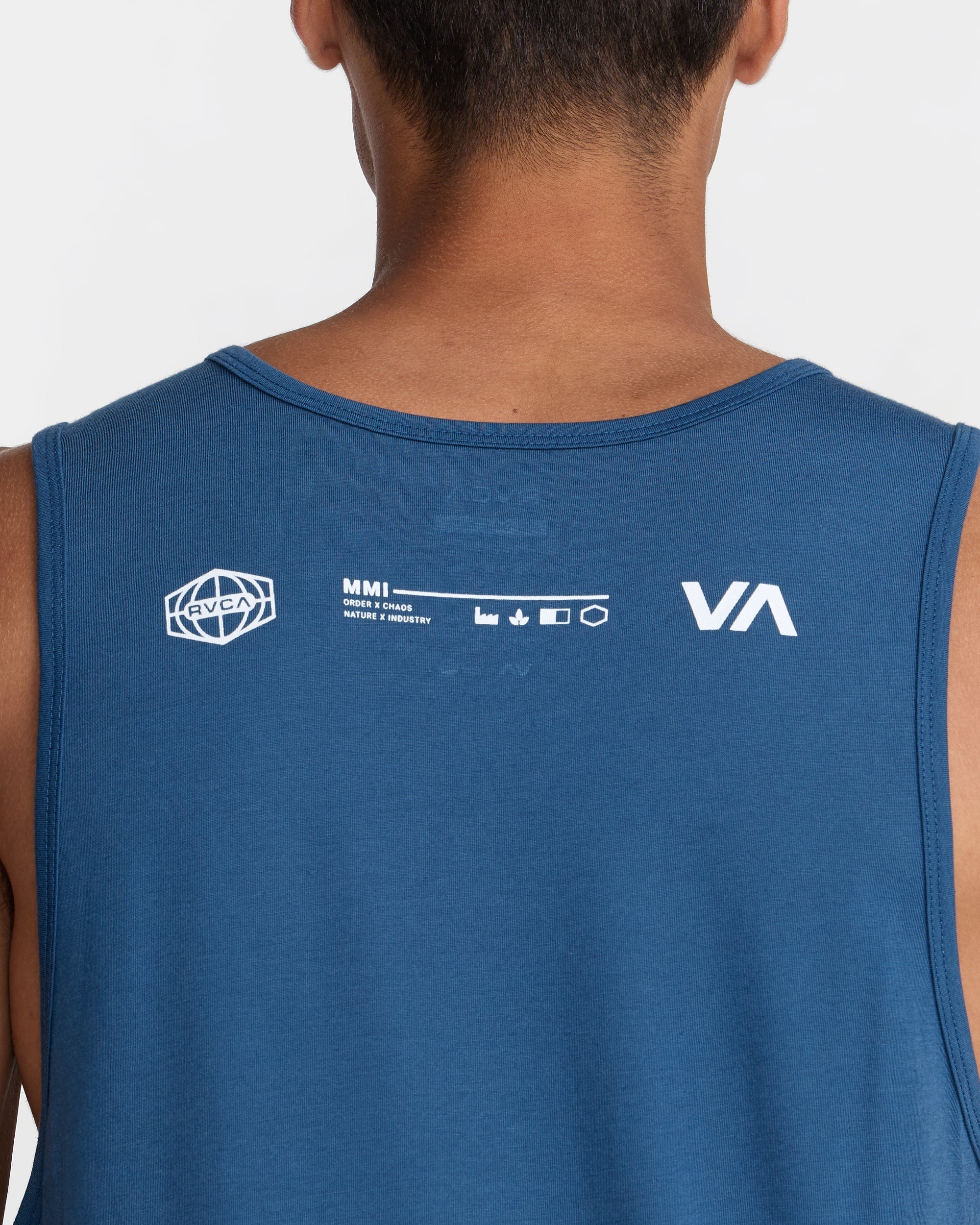 World Hex Tank Top - Dark Denim
