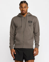 RVCA Trade Zip Hoodie - Mushroom