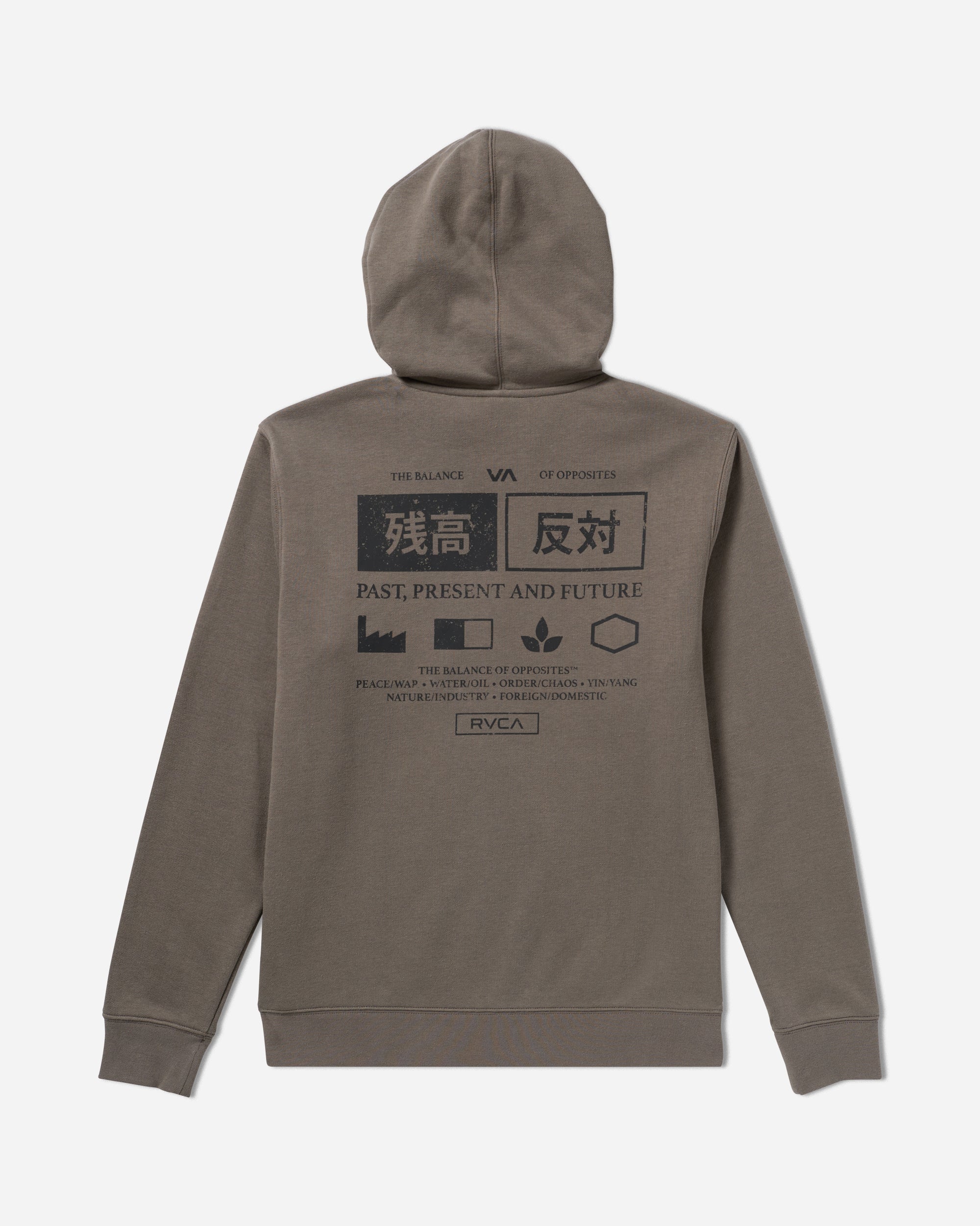 RVCA Trade Zip Hoodie - Mushroom