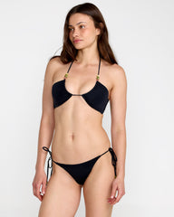 Cabana Halter Bandeau - Rvca Black