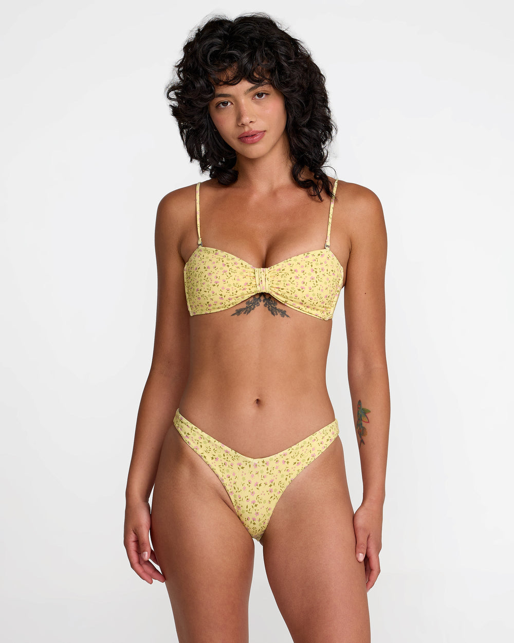 Amalfi Cinch Bandeau Bikini Top - Sunshine