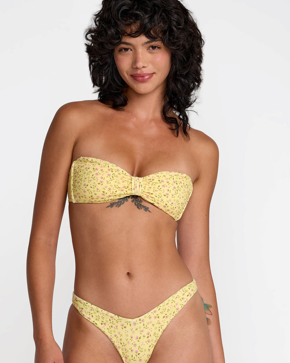 Amalfi Cinch Bandeau Bikini Top - Sunshine