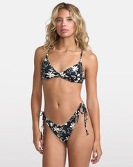 Days Like These Tri Crossback Bikini Top - Rvca Black Floral