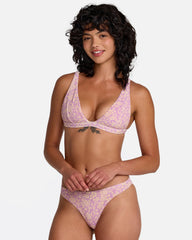 Roma Fixed Tall Triangle Bikini Top - Orchid