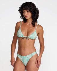 Sun Tides Triangle Bikini Top - Aqua Haze